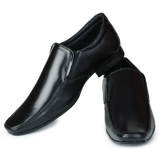 Fortune (Black) Classic Loafer Shoes For Men JPL-118 By Xeeta Shoe